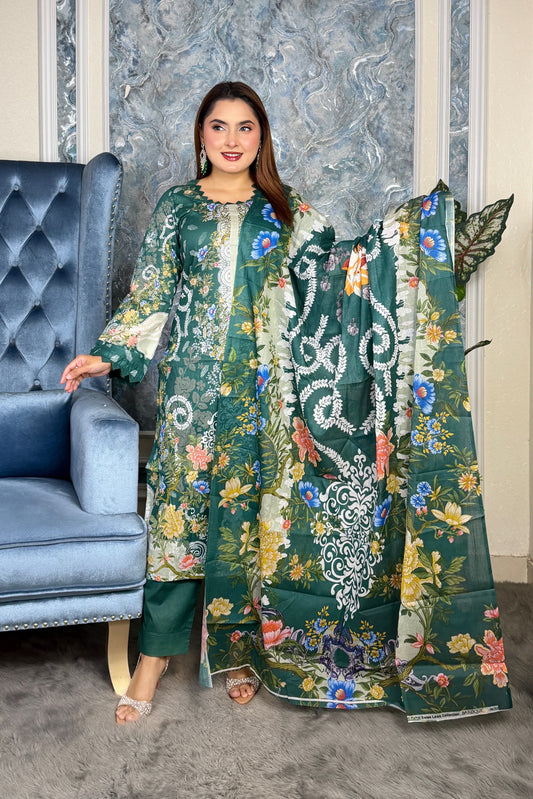 ANTARA Premium SWISS LAWN 3-piece