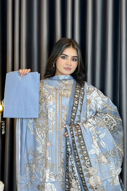 AARZU Premium SWISS LAWN 3-piece