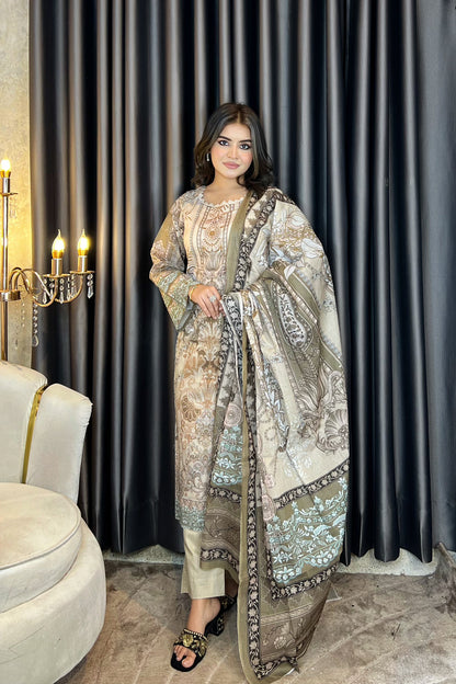 AARZU Premium SWISS LAWN 3-piece