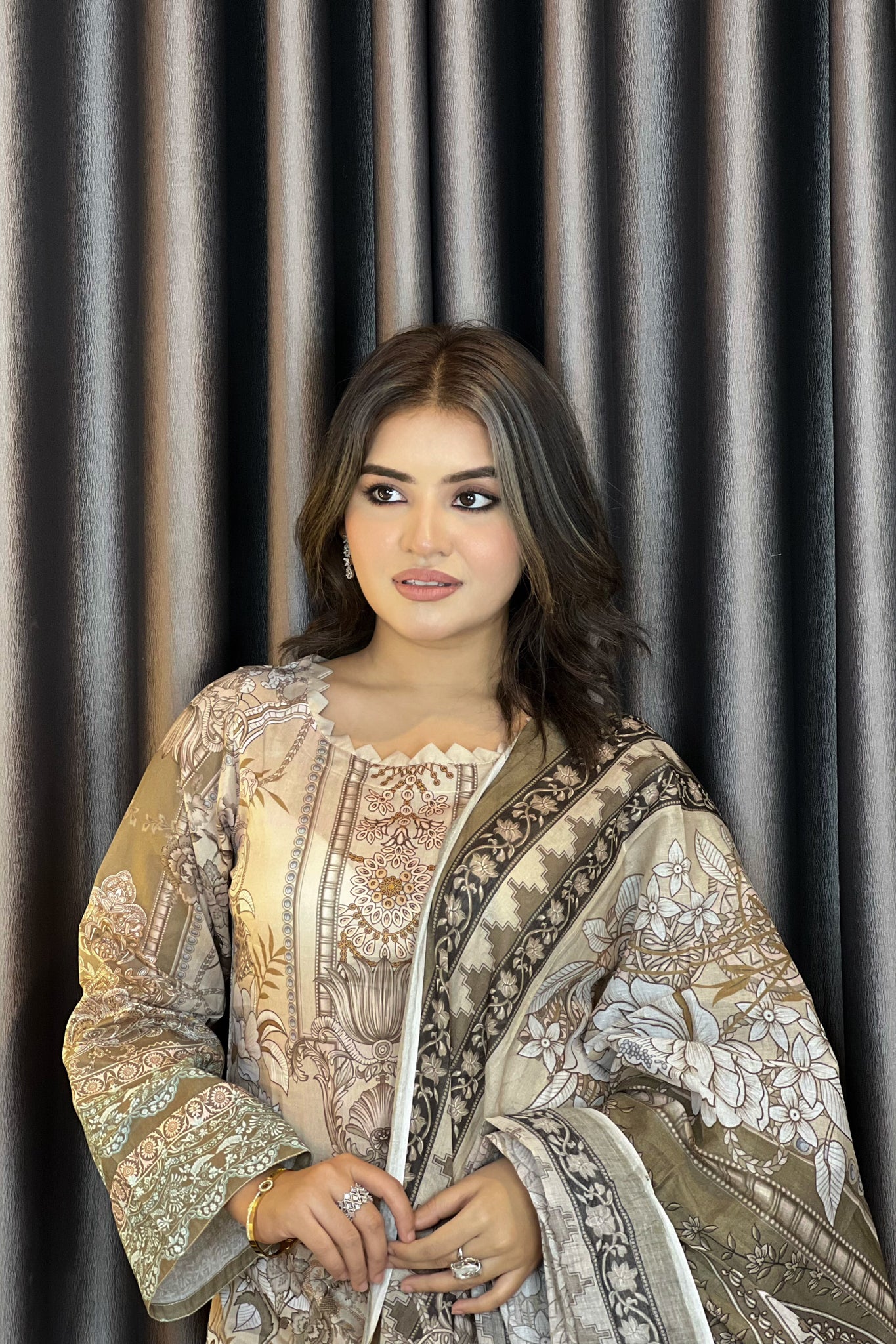 AARZU Premium SWISS LAWN 3-piece